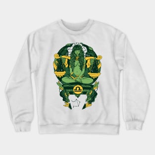 Forrest Green Libra Beauty Crewneck Sweatshirt